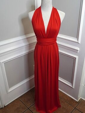 RED Infinity Dress, Bridesmaid Dress, Multi-way Bridesmaid Dress